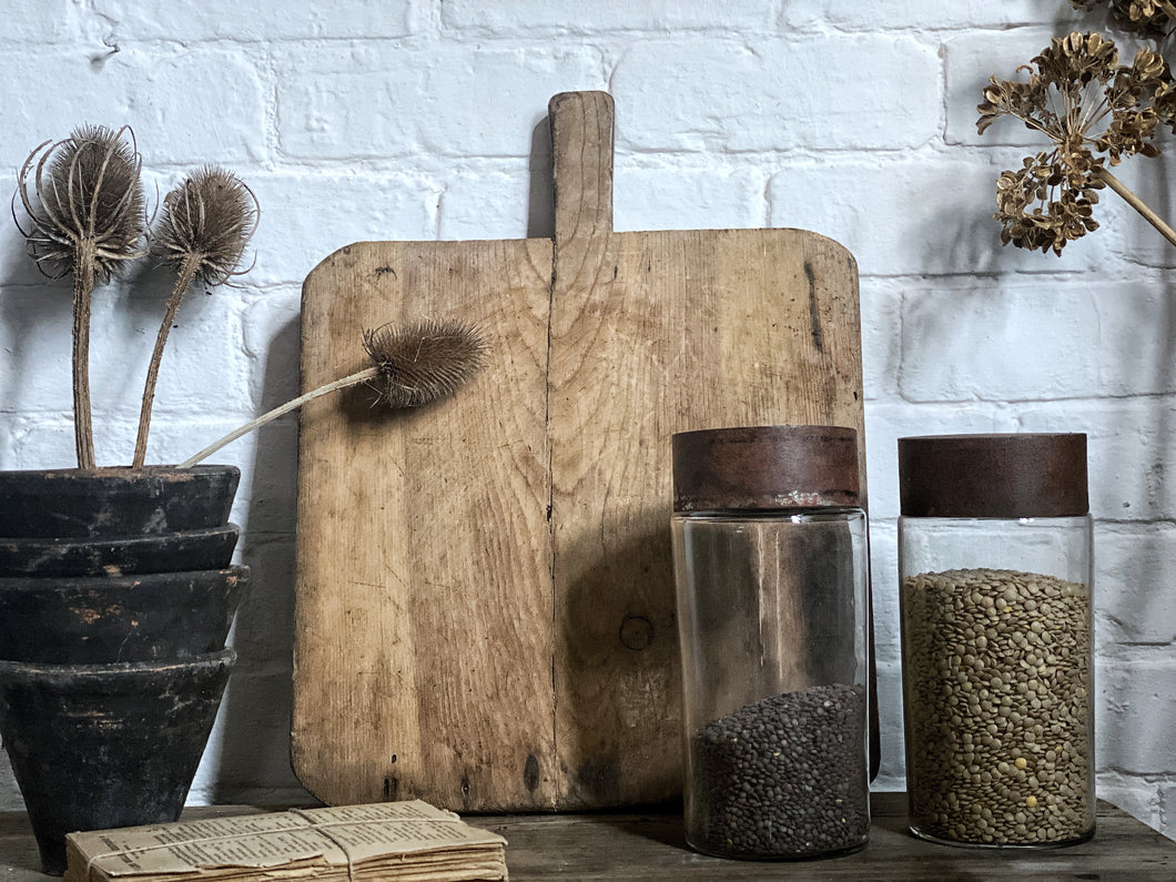 Vintage Rustic Dutch Wooden Bread Board