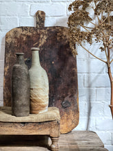 Load image into Gallery viewer, Rustic Salvaged Antique Clay French Normandy Calvados Bottle