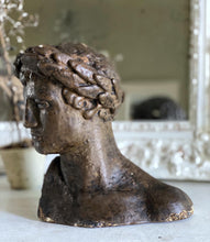 Load image into Gallery viewer, Classical Vintage Plaster Decorative Bust Head in Roman Style
