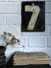 Load image into Gallery viewer, Vintage Reclaimed Cricket Number Double Sided