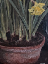 Load image into Gallery viewer, A 1930&#39;s Vintage Bloomsbury style oil on board still life painting