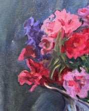 Load image into Gallery viewer, A Vintage Still Life Floral oil painting on canvas