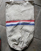 Load image into Gallery viewer, French Tricolor postal sack bag canvas
