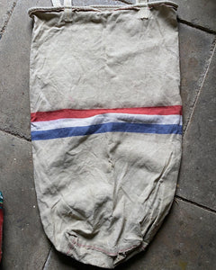 French Tricolor postal sack bag canvas