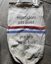 Load image into Gallery viewer, French Tricolor postal sack bag canvas