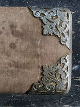 Load image into Gallery viewer, Antique French 17th Century Fabric &amp; Filigree Metal Glove Box