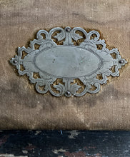 Load image into Gallery viewer, Antique French 17th Century Fabric &amp; Filigree Metal Glove Box