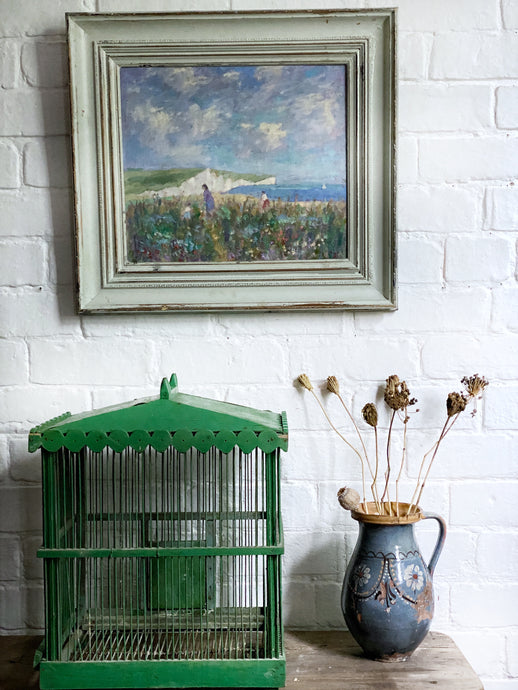 A  beautiful Vintage framed Impressionist oil painting in the manner of Paul Maze