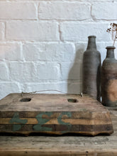 Load image into Gallery viewer, An antique hand carved Indian printing block