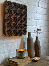 Load image into Gallery viewer, An antique hand carved Indian printing block