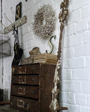 Load image into Gallery viewer, Large Wrought Iron French Decorative Spindle with Original Chippy Paint