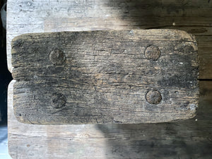 A Rustic and Worn Primitive Antique Milking stool