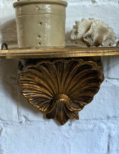 Load image into Gallery viewer, Italian 20th Century Gilt Grotto Style Shell Shelf