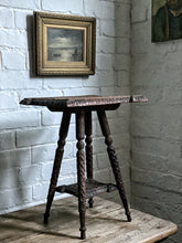 Load image into Gallery viewer, Small Vintage Anglo Indian Carved Side Table