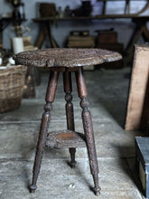 Load image into Gallery viewer, Antique Victorian Anglo Indian Carved Hardwood Padauk Side Table