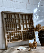 Load image into Gallery viewer, A Vintage French Wooden Letter Press Printers Tray