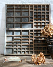 Load image into Gallery viewer, A Vintage French Wooden Letter Press Printers Tray